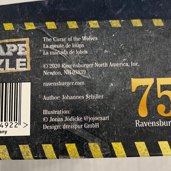 Ravensburger 759 Escape Puzzle “The Curse of the Wolves” 2020 - Picture 5 of 7